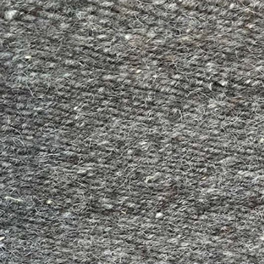 Nairobi handwoven wool rug in Charcoal
